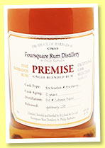 Foursquare 10 yo ‘Premise’ (46%, OB, Barbados, 2018) Foursquare 10 yo ‘Premise’ (46%, OB, Barbados, 2018)