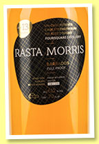 Foursquare 13 yo 2007/2020 (61.7%, Rasta Morris, cask #RM023, 239 bottles) Foursquare 13 yo 2007/2020 (61.7%, Rasta Morris, cask #RM023, 239 bottles)