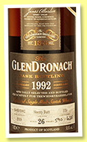Glendronach 26 yo 1992/2018 (50.8%, OB, for The Whisky Barrel, sherry butt, cask #179, 638 bottles) 
