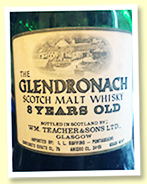 Glendronach 8 yo (45.4%, OB for Italy ‘Ruffino import’, early 1970s) Glendronach 8 yo (45.4%, OB for Italy ‘Ruffino import’, early 1970s)