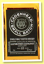 (June 21, 2020) Glenrothes-Glenlivet 22 yo 1996/2019 (49.7%, Cadenhead, Small Batch, bourbon hogshead, 966 bottles) (June 21, 2020) Glenrothes-Glenlivet 22 yo 1996/2019 (49.7%, Cadenhead, Small Batch, bourbon hogshead, 966 bottles)