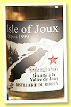Isle of Joux (40%, OB, Distillerie du Risoux, Switzerland, +/-2015) Isle of Joux (40%, OB, Distillerie du Risoux, Switzerland, +/-2015)
