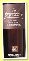 La Trentina ‘Grappa Morbida’ (41%, OB, Marzadro, Italy, +/-2019) La Trentina ‘Grappa Morbida’ (41%, OB, Marzadro, Italy, +/-2019)