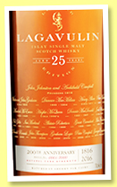 Lagavulin 25 yo (51.7%, OB, 200th Anniversary, sherry casks, 8,000 bottles, 2016) Lagavulin 25 yo (51.7%, OB, 200th Anniversary, sherry casks, 8,000 bottles, 2016)