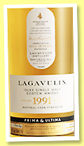 Lagavulin 28 yo 1991/2019 (50.1%, OB, Prima & Ultima, refill American oak cask, 1013 bottles) Lagavulin 28 yo 1991/2019 (50.1%, OB, Prima & Ultima, refill American oak cask, 1013 bottles)