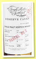Linkwood 12 yo 2007/2020 ‘Reserve Cask Parcel No.2’ (48%, Elixir Distillers, hogsheads)
