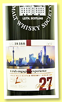 Linkwood 27 yo (54.6%, Scotch Malt Whisky Society for Whisky L.,, ‘A truly engaging experience’, #39.166, 152 bottles, +/-2018) 