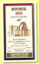 Monymusk 9 yo 2010/2019 ‘EMB’ (62%, Habitation Velier, Jamaica) Monymusk 9 yo 2010/2019 ‘EMB’ (62%, Habitation Velier, Jamaica)