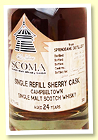 Springbank 24 yo 1993/2018 (52.7%, SCOMA 40th Anniversary, cask #14, refill sherry hogshead, 300 bottles)