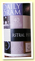 Strathisla 40 yo ‘Astral Hits’ 1967/2008 (47.2%, The Nectar ‘Daily Dram’, 132 bottles) Strathisla 40 yo ‘Astral Hits’ 1967/2008 (47.2%, The Nectar ‘Daily Dram’, 132 bottles)