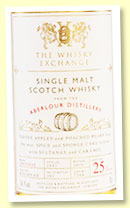 Aberlour 25 yo 1993/2019 (54.1%, The Whisky Exchange ‘Single Casks’, cask #7366, 162 bottles) Aberlour 25 yo 1993/2019 (54.1%, The Whisky Exchange ‘Single Casks’, cask #7366, 162 bottles)