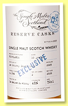 An Orkney Distillery 10 yo 2009/2020 ‘Reserve Casks’ (48%, The Single Malts of Scotland for LMDW, 2020)