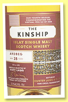 Ardbeg 28 yo (50.1%, Hunter Laing, The Kinship, 251 bottles, 2020) Ardbeg 28 yo (50.1%, Hunter Laing, The Kinship, 251 bottles, 2020)