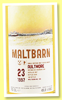 Aultmore 23 yo 1997/2020 (49.9%, Maltbarn, bourbon, 142 bottles) Aultmore 23 yo 1997/2020 (49.9%, Maltbarn, bourbon, 142 bottles)