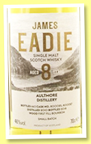 Aultmore 8 yo (46%, James Eadie, Small Batch, 2018) Aultmore 8 yo (46%, James Eadie, Small Batch, 2018)