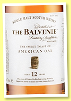 Balvenie 12 yo ‘The Sweet Toast Of American Oak’ (43%, OB, +/-2019)