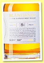 Bländande 8 yo (55.5%, OB, Sweden, blended malt, 2020) 