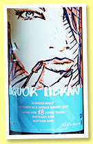 Blended Malt 18 yo 2001/2019 (46.6%, Liquor Library, sherry butt)
