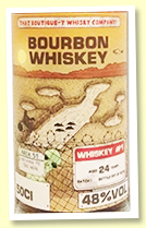 Bourbon Whiskey 24 yo ‘Batch 1’ (48%, That Boutique-y Whisky Co, 8376 bottles) Bourbon Whiskey 24 yo ‘Batch 1’ (48%, That Boutique-y Whisky Co, 8376 bottles)