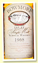 Bowmore 32 yo 1968/2000 (45.5%, OB, 1860 bottles) Bowmore 32 yo 1968/2000 (45.5%, OB, 1860 bottles)