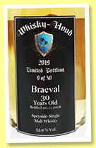 Braeval 30 yo 1989/2019 (53.9%, Riegger’s Selection for Whisky-Hood, Switzerland, cask #28451)