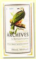 Bruichladdich 15 yo 2005/2020 (60.6%, Archives ‘Birds of the Orient’, cask #806, barrel, 230 bottles) Bruichladdich 15 yo 2005/2020 (60.6%, Archives ‘Birds of the Orient’, cask #806, barrel, 230 bottles)