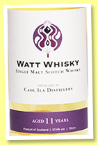 Caol Ila 11 yo 2009/2020 (57.4%, Watt Whisky, 303 bottles) Caol Ila 11 yo 2009/2020 (57.4%, Watt Whisky, 303 bottles)
