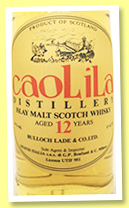 Caol Ila 12 yo (43%, OB, for Zenith Italy, yellow label, early 1980s)