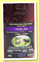 Caol Ila 7 yo 2012/2020 (58.9%, Signatory Vintage for Waldhaus am See St. Moritz, oloroso sherry butt finish, cask #4, 699 bottles)