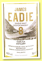 Caol Ila 8 yo (46%, James Eadie, Small Batch, 912 bottles, 2020) Caol Ila 8 yo (46%, James Eadie, Small Batch, 912 bottles, 2020)