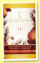 Cardhu 11 yo 2008/2020 (56%, OB, Special Releases 2020, refill, new and ex-bourbon American oak) Cardhu 11 yo 2008/2020 (56%, OB, Special Releases 2020, refill, new and ex-bourbon American oak)