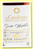 Cardrona ‘Just Hatched’ (63.8%, OB, for Dramfest, New Zealand, cask #735, 2020) Cardrona ‘Just Hatched’ (63.8%, OB, for Dramfest, New Zealand, cask #735, 2020)