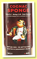 Cognac Sponge ‘Edition No.2 Heritage N.69’ (48.8%, WhiskySponge, Grosperrin, Petite Champagne, 250 bottles)