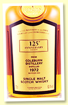 Coleburn 47 yo 1972/2020 (62.4%, Gordon & MacPhail ‘125th Anniversary’, cask #3511, refill sherry puncheon, 363 bottles)