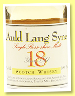 Dalmore 18 yo 1976 ‘Auld Lang Syne’ (62.3%, The Whisky Connoisseur, 5cl, +/-1994) Dalmore 18 yo 1976 ‘Auld Lang Syne’ (62.3%, The Whisky Connoisseur, 5cl, +/-1994)