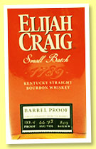 Elijah Craig ‘Barrel Proof B518’ (66.7%, OB, USA, Kentucky Straight Bourbon, 2018) Elijah Craig ‘Barrel Proof B518’ (66.7%, OB, USA, Kentucky Straight Bourbon, 2018)