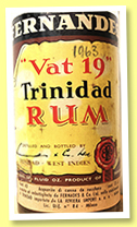 Fernandes ‘Vat 19’ (43%, OB, Trinidad, for Italy, 1960s) Fernandes ‘Vat 19’ (43%, OB, Trinidad, for Italy, 1960s)