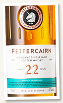Fettercairn 22 yo (47%, OB, 2020)