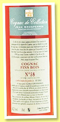 Fins Bois No.58 (42.2%, Jean Grosperrin, Cognac, 124 litres, +/-2020) Fins Bois No.58 (42.2%, Jean Grosperrin, Cognac, 124 litres, +/-2020)