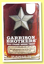 Garrison Brothers 3 yo 2015/2019 (47%, OB for Peter Siegenthaler, USA, Texas Straight Bourbon Whiskey, cask #9057, 63 bottles) Garrison Brothers 3 yo 2015/2019 (47%, OB for Peter Siegenthaler, USA, Texas Straight Bourbon Whiskey, cask #9057, 63 bottles)