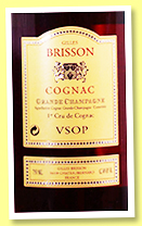 Gilles Brisson ‘VSOP’ (40%, OB, cognac Grande Champagne, +/-2018) Gilles Brisson ‘VSOP’ (40%, OB, cognac Grande Champagne, +/-2018)