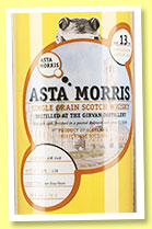 Girvan 13 yo 2006/2020 (58%, Asta Morris, peated cask, cask #AM048, 126 bottles) Girvan 13 yo 2006/2020 (58%, Asta Morris, peated cask, cask #AM048, 126 bottles)
