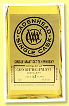 Glen Keith-Glenlivet 42 yo 1973/2015 (45.8%, Cadenhead, Single Cask, bourbon hogshead, 180 bottles) Glen Keith-Glenlivet 42 yo 1973/2015 (45.8%, Cadenhead, Single Cask, bourbon hogshead, 180 bottles)