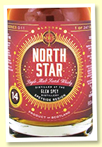 Glen Spey 14 yo 2006/2020 (59.1%, North Star, refill hogshead / oloroso sherry, 247 bottles) Glen Spey 14 yo 2006/2020 (59.1%, North Star, refill hogshead / oloroso sherry, 247 bottles)