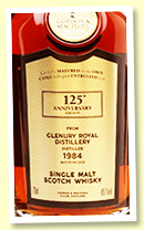 Glenury Royal 35 yo 1984/2020 (49.1%, Gordon & MacPhail ‘125th Anniversary’, cask #2335, sherry butt, 397 bottles)