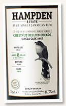 Hampden 8 yo 20112/2020 ‘OWH’ (61.7%, OB for Whisky Live Paris 2020, Jamaica, bourbon barrel, cask #667, 250 bottles)