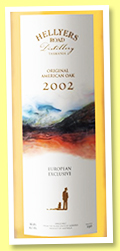 Hellyers Road 2002/2020 (60.6%, OB, European exclusive, ex-bourbon, cask #2332.01, 190 bottles) Hellyers Road 2002/2020 (60.6%, OB, European exclusive, ex-bourbon, cask #2332.01, 190 bottles)