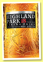 Highland Park 18 yo ‘Viking Pride’ (43%, OB, +/-2019)