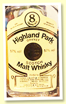 Highland Park 8 yo (57%, Gordon & MacPhail, mini, 1980s)