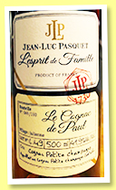 Jean-Luc Pasquet ‘Le Cognac de Paul L.49’ (41.9%, OB, Petite Champagne, +/-2020) Jean-Luc Pasquet ‘Le Cognac de Paul L.49’ (41.9%, OB, Petite Champagne, +/-2020)